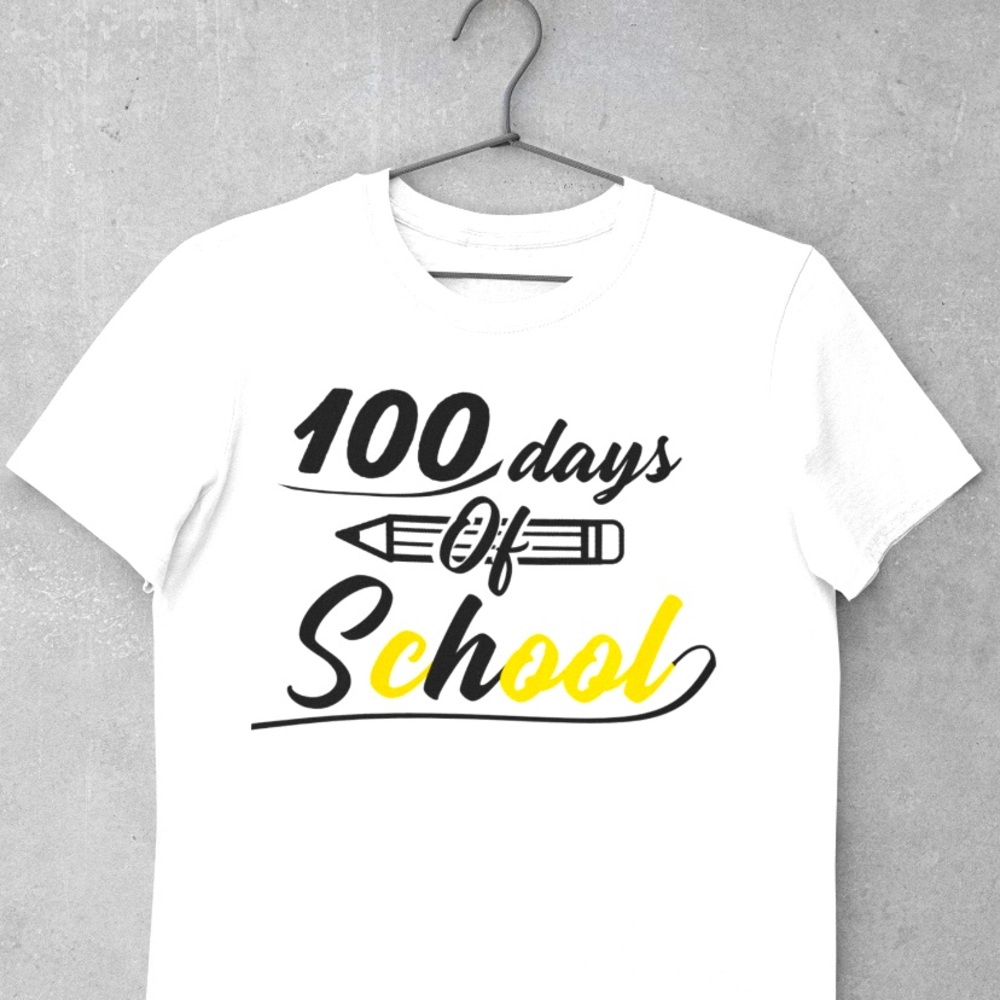 100 Days of sChOOL Tee
